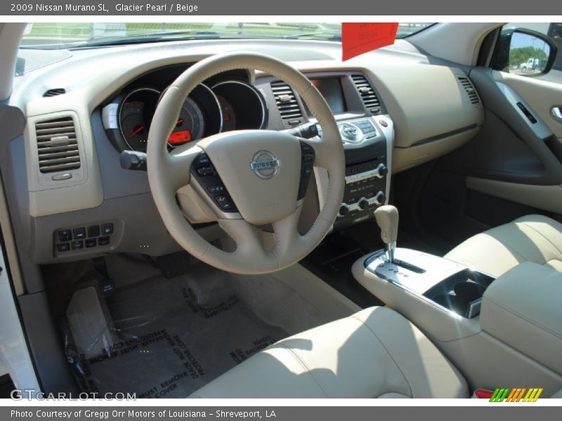 Glacier Pearl / Beige 2009 Nissan Murano SL