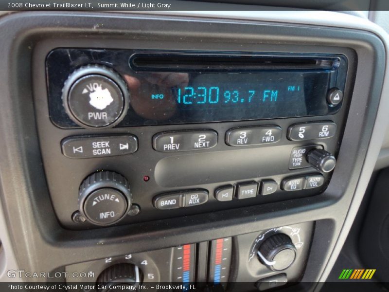 Summit White / Light Gray 2008 Chevrolet TrailBlazer LT