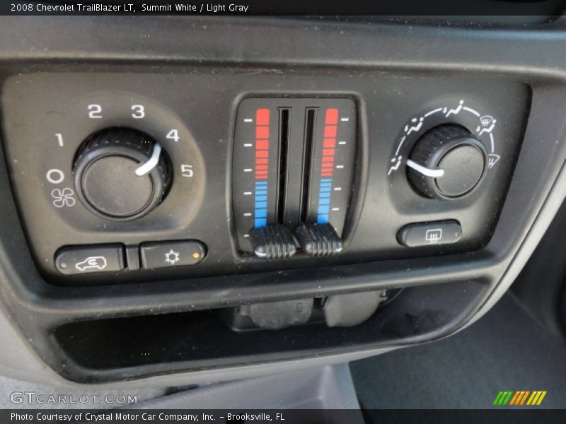 Summit White / Light Gray 2008 Chevrolet TrailBlazer LT