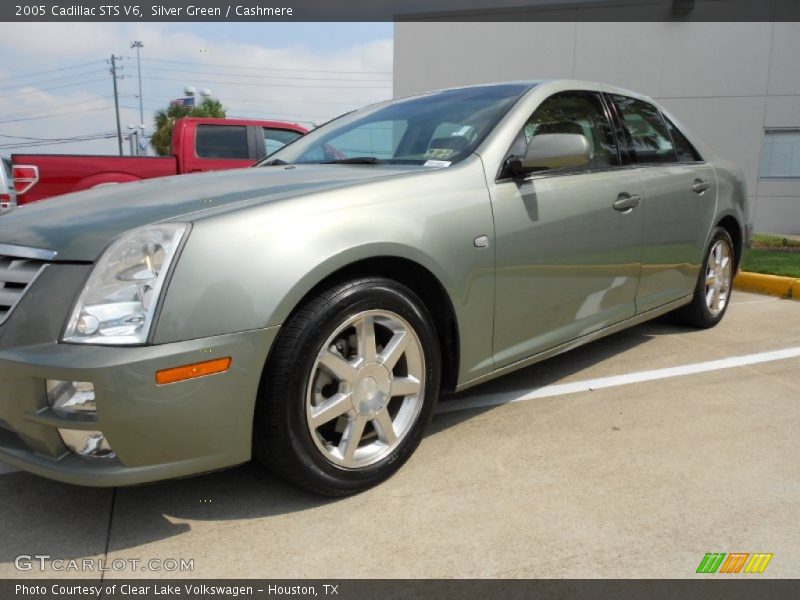Silver Green / Cashmere 2005 Cadillac STS V6