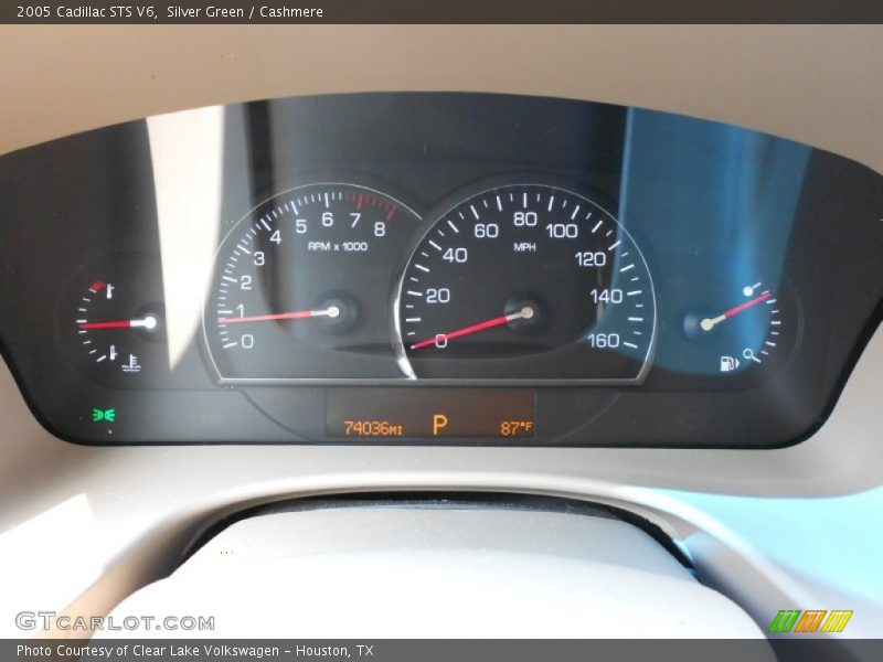 Silver Green / Cashmere 2005 Cadillac STS V6