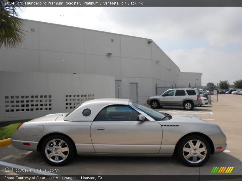 Platinum Silver Metallic / Black Ink 2004 Ford Thunderbird Premium Roadster