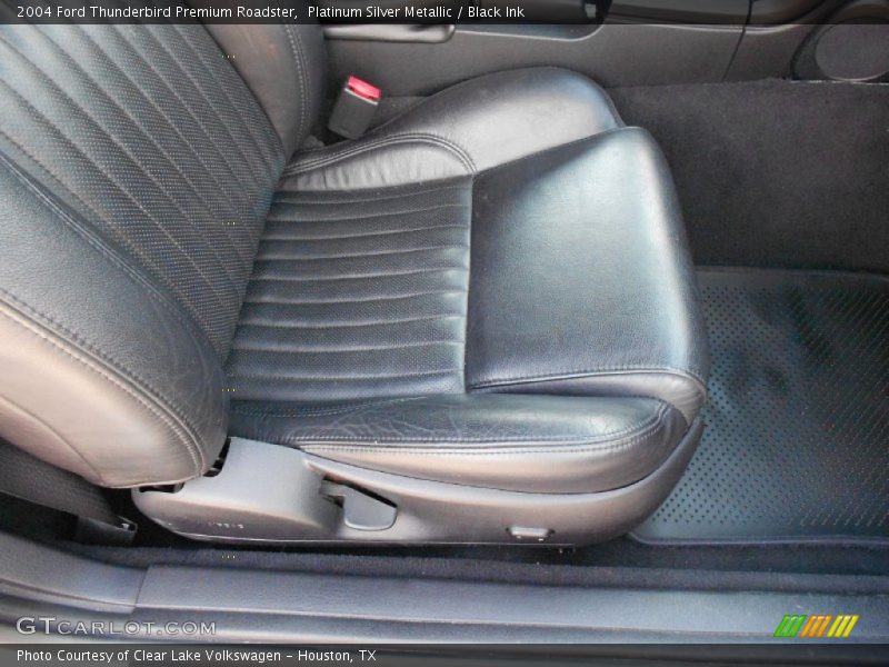 Platinum Silver Metallic / Black Ink 2004 Ford Thunderbird Premium Roadster