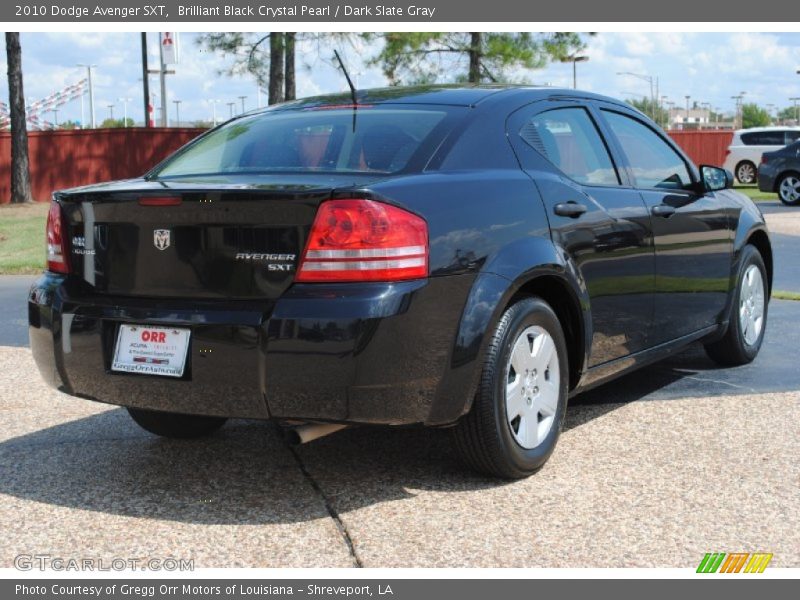 Brilliant Black Crystal Pearl / Dark Slate Gray 2010 Dodge Avenger SXT