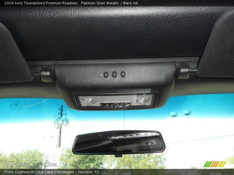 Platinum Silver Metallic / Black Ink 2004 Ford Thunderbird Premium Roadster