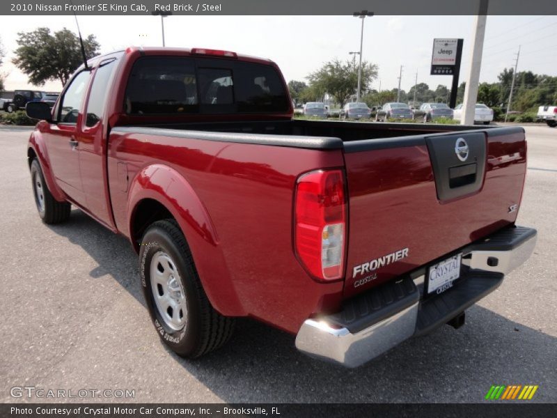 Red Brick / Steel 2010 Nissan Frontier SE King Cab