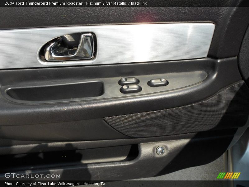 Platinum Silver Metallic / Black Ink 2004 Ford Thunderbird Premium Roadster
