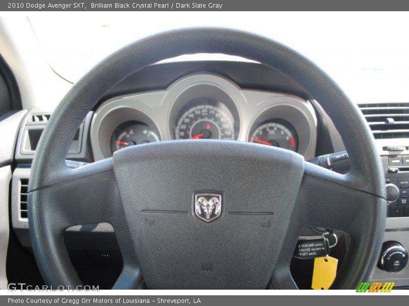 Brilliant Black Crystal Pearl / Dark Slate Gray 2010 Dodge Avenger SXT