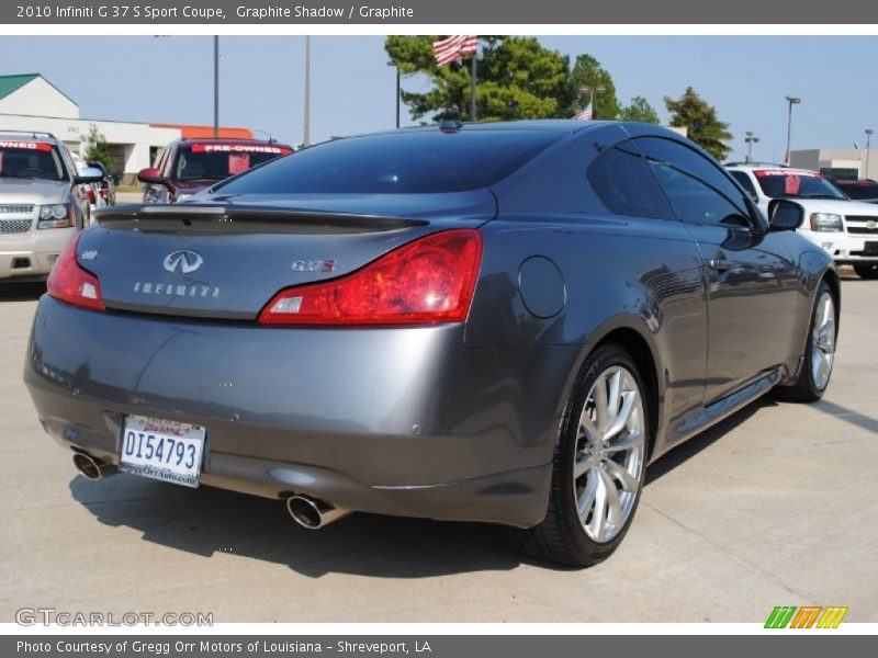 Graphite Shadow / Graphite 2010 Infiniti G 37 S Sport Coupe