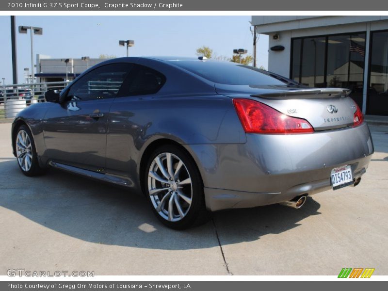 Graphite Shadow / Graphite 2010 Infiniti G 37 S Sport Coupe