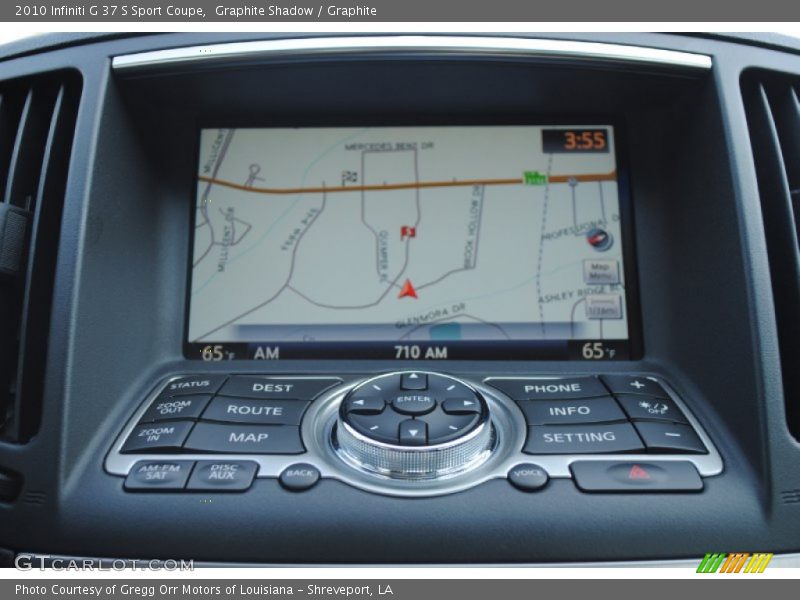 Navigation of 2010 G 37 S Sport Coupe