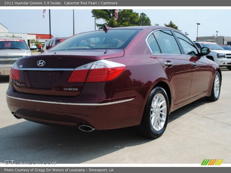  2011 Genesis 3.8 Sedan Cabernet Red Pearl