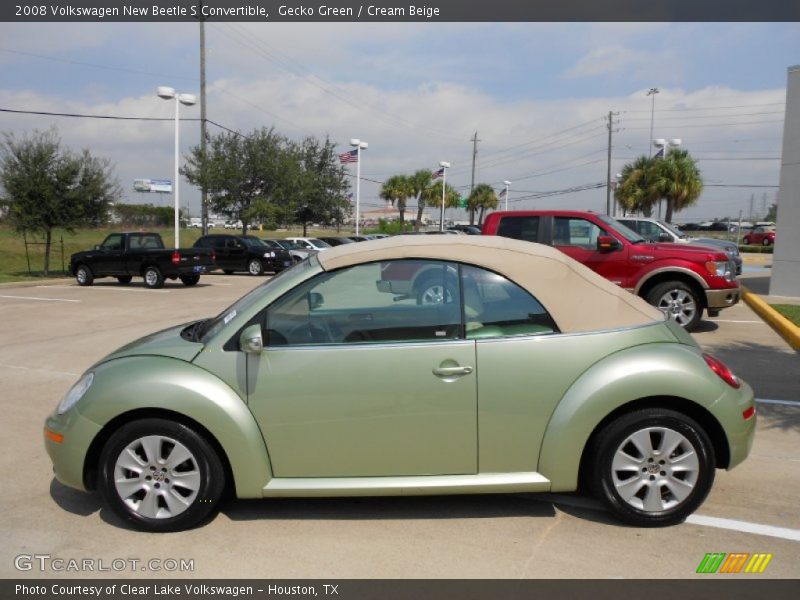  2008 New Beetle S Convertible Gecko Green