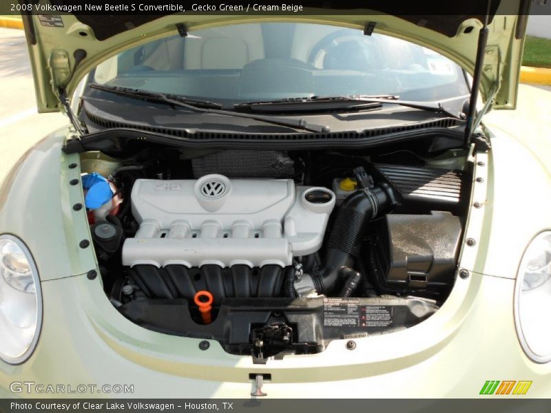  2008 New Beetle S Convertible Engine - 2.5L DOHC 20V 5 Cylinder