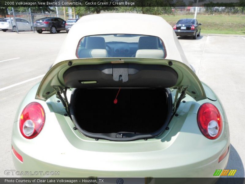 Gecko Green / Cream Beige 2008 Volkswagen New Beetle S Convertible