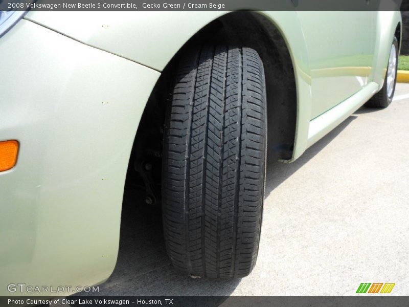 Gecko Green / Cream Beige 2008 Volkswagen New Beetle S Convertible