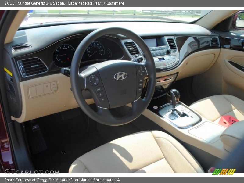 Cashmere Interior - 2011 Genesis 3.8 Sedan 