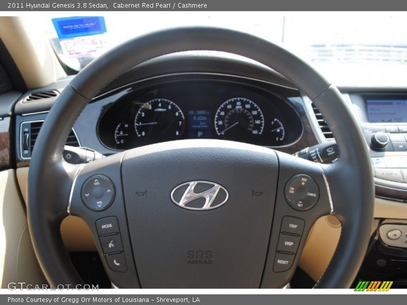  2011 Genesis 3.8 Sedan Steering Wheel