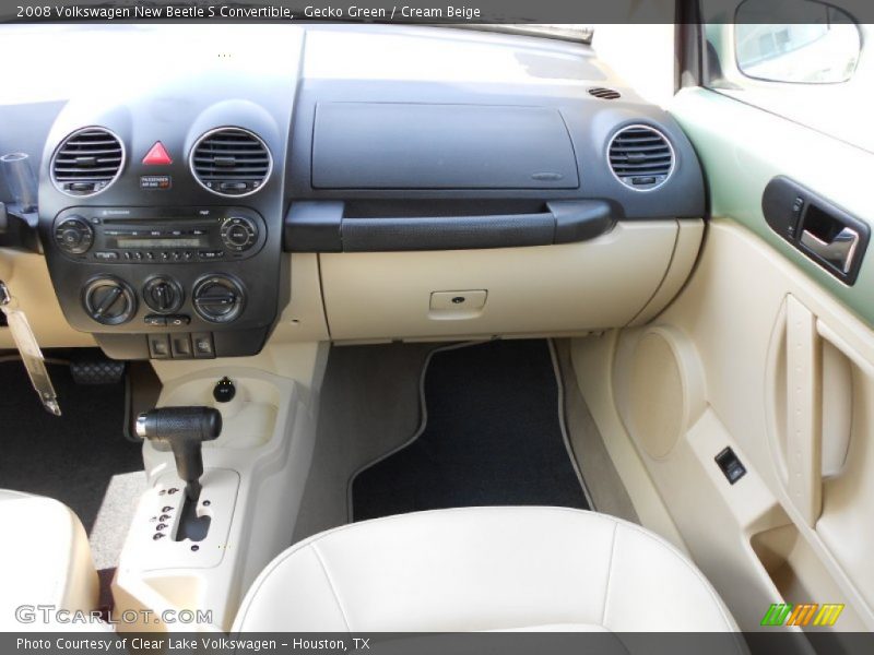 Gecko Green / Cream Beige 2008 Volkswagen New Beetle S Convertible