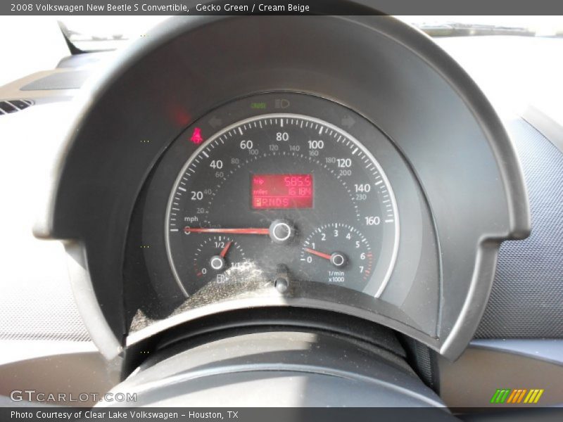  2008 New Beetle S Convertible S Convertible Gauges
