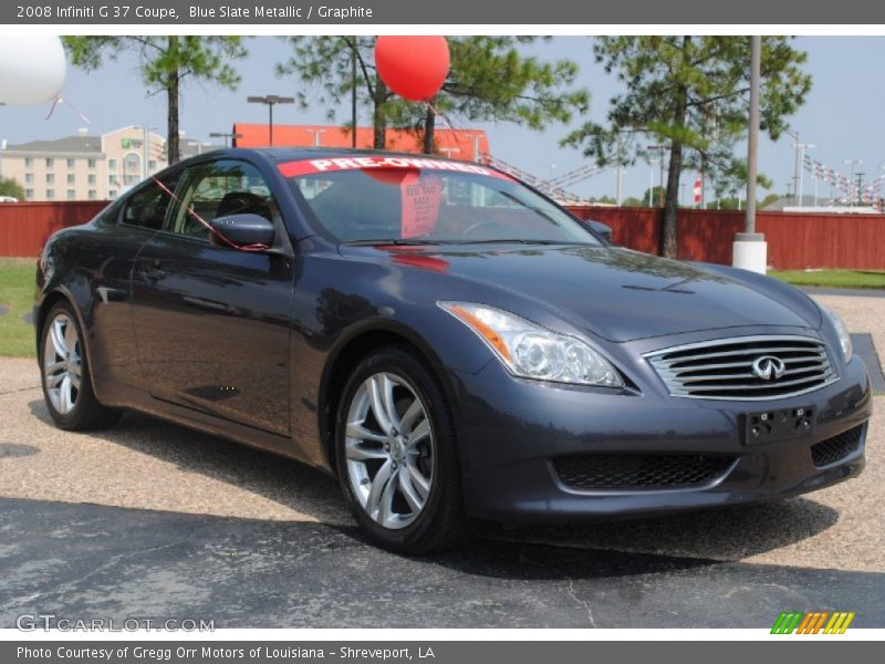 Blue Slate Metallic / Graphite 2008 Infiniti G 37 Coupe