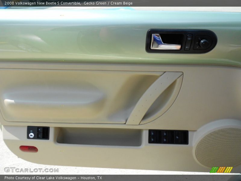 Gecko Green / Cream Beige 2008 Volkswagen New Beetle S Convertible