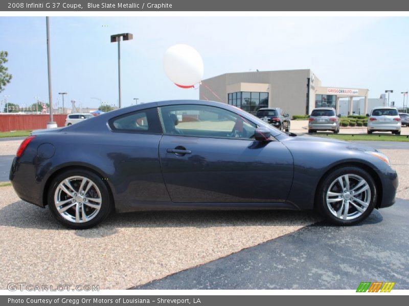 Blue Slate Metallic / Graphite 2008 Infiniti G 37 Coupe