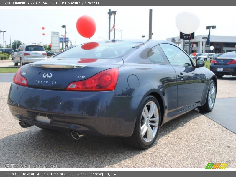 Blue Slate Metallic / Graphite 2008 Infiniti G 37 Coupe