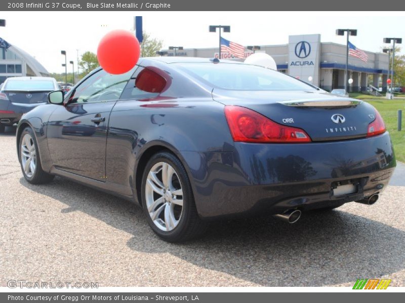 Blue Slate Metallic / Graphite 2008 Infiniti G 37 Coupe