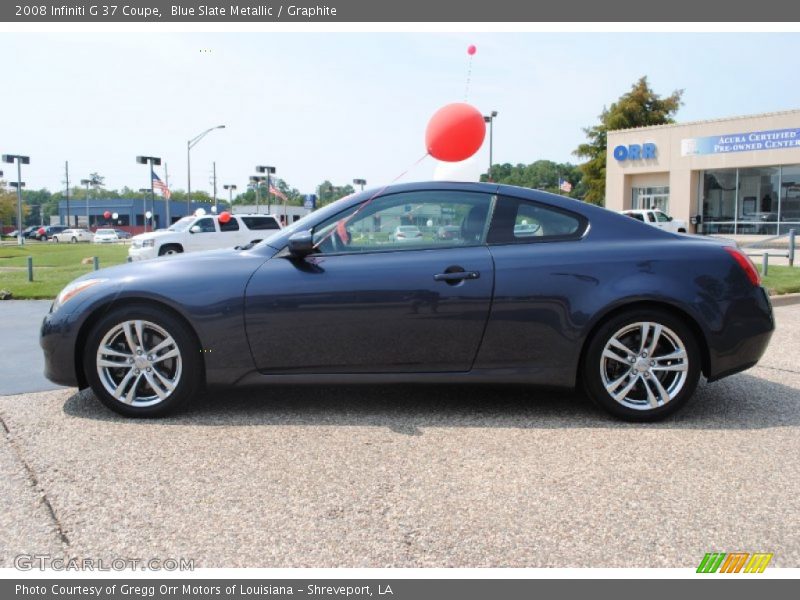 Blue Slate Metallic / Graphite 2008 Infiniti G 37 Coupe