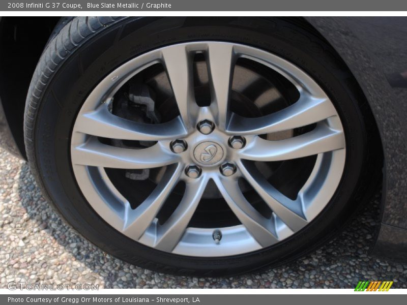 Blue Slate Metallic / Graphite 2008 Infiniti G 37 Coupe