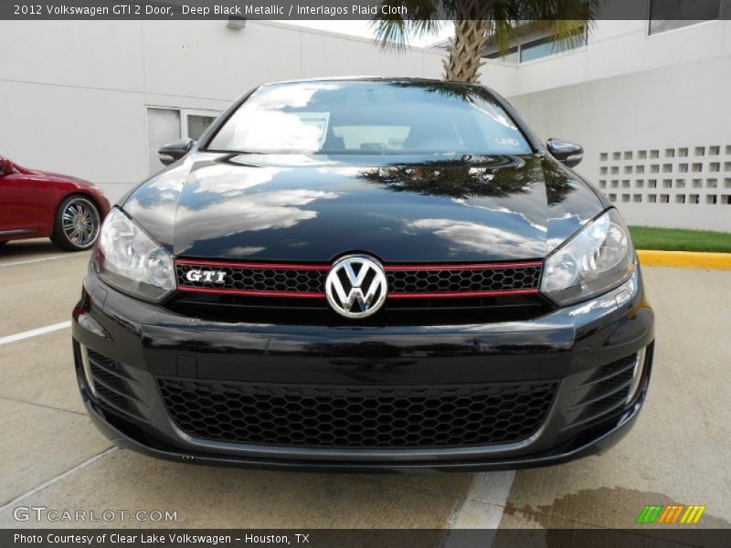 Deep Black Metallic / Interlagos Plaid Cloth 2012 Volkswagen GTI 2 Door