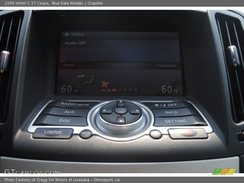 Blue Slate Metallic / Graphite 2008 Infiniti G 37 Coupe
