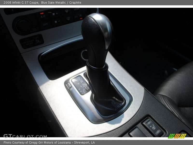 Blue Slate Metallic / Graphite 2008 Infiniti G 37 Coupe