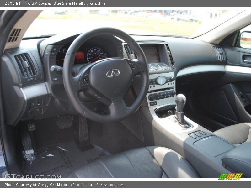 Blue Slate Metallic / Graphite 2008 Infiniti G 37 Coupe