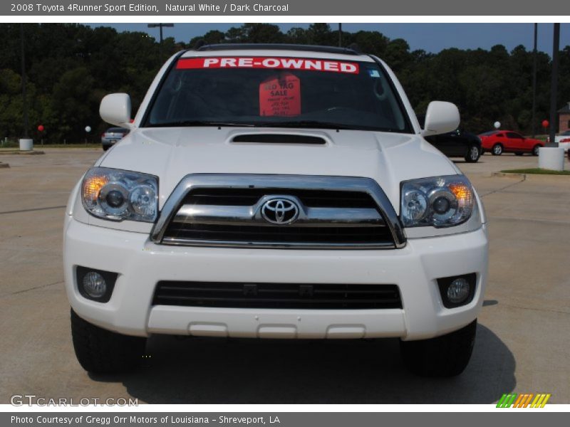 Natural White / Dark Charcoal 2008 Toyota 4Runner Sport Edition