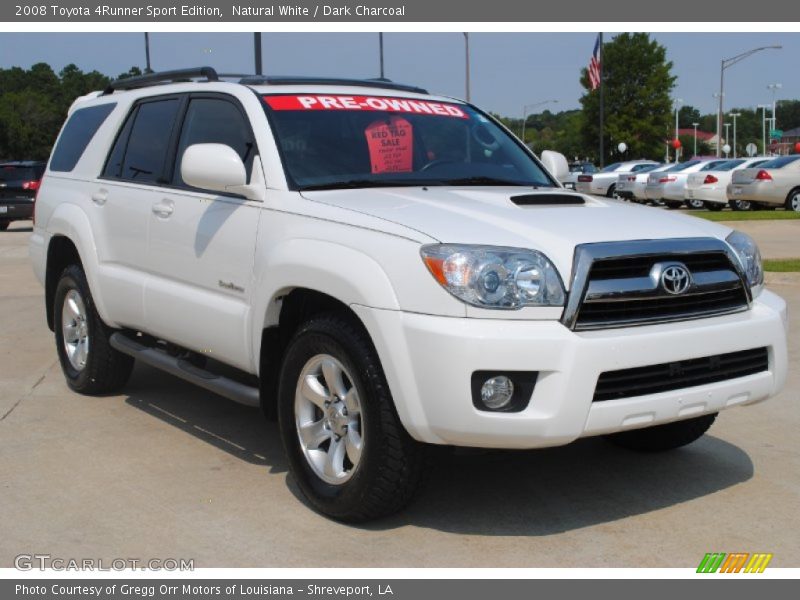Natural White / Dark Charcoal 2008 Toyota 4Runner Sport Edition