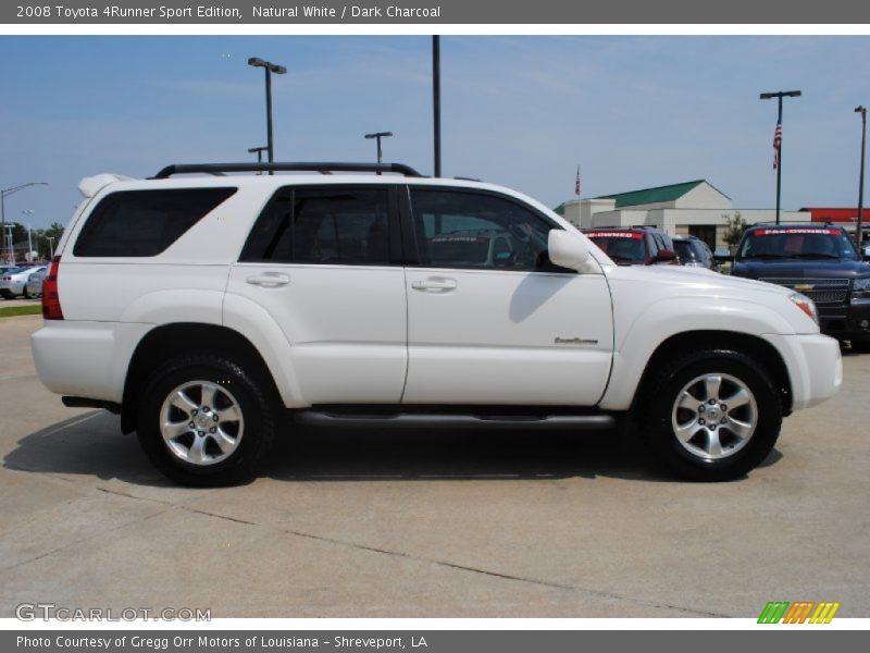 Natural White / Dark Charcoal 2008 Toyota 4Runner Sport Edition
