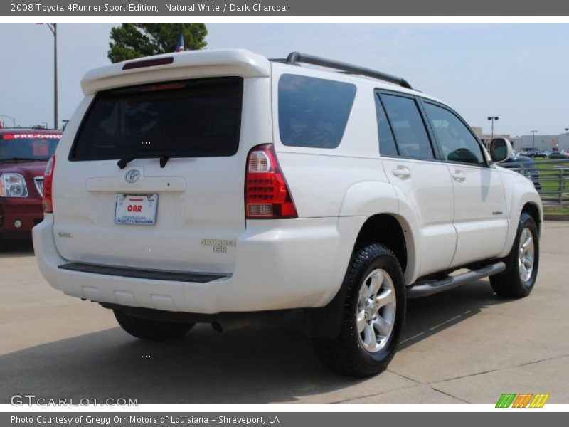 Natural White / Dark Charcoal 2008 Toyota 4Runner Sport Edition