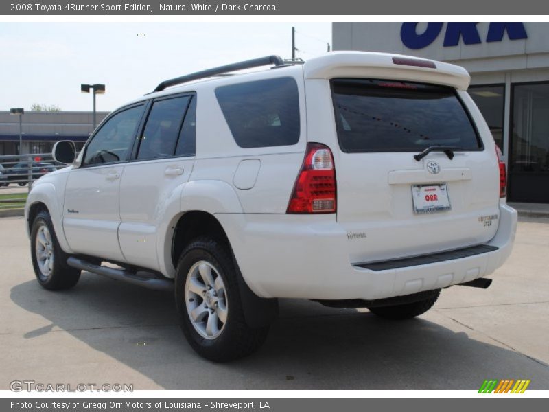 Natural White / Dark Charcoal 2008 Toyota 4Runner Sport Edition
