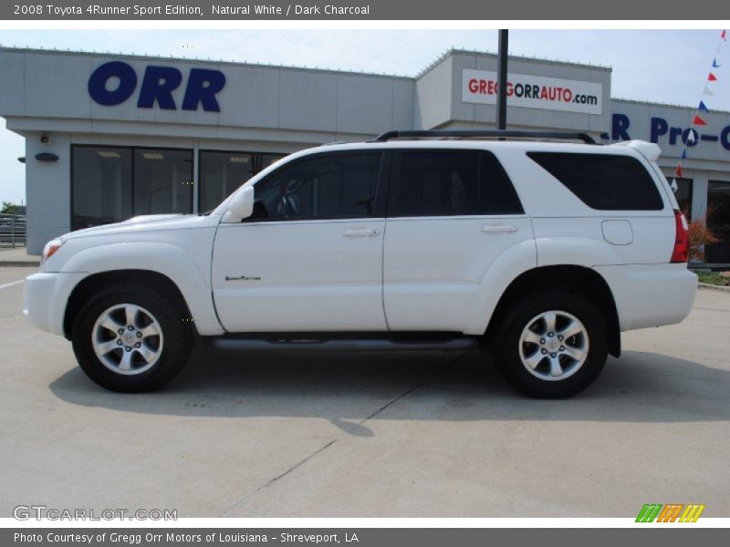 Natural White / Dark Charcoal 2008 Toyota 4Runner Sport Edition