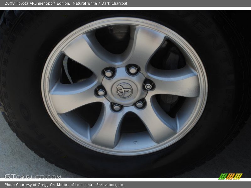 Natural White / Dark Charcoal 2008 Toyota 4Runner Sport Edition
