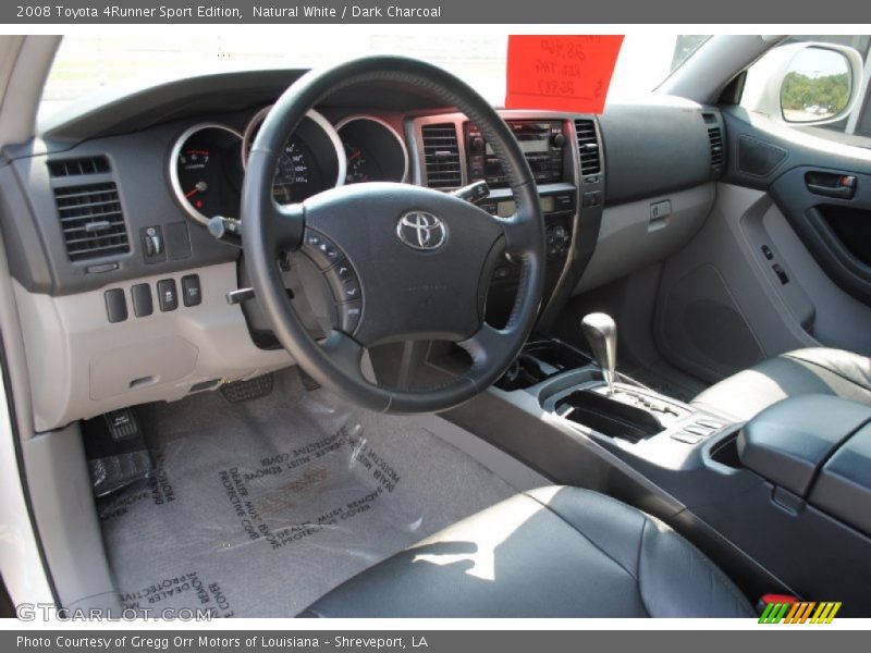 Natural White / Dark Charcoal 2008 Toyota 4Runner Sport Edition
