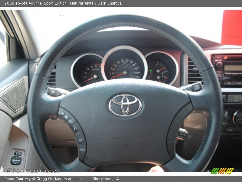 Natural White / Dark Charcoal 2008 Toyota 4Runner Sport Edition