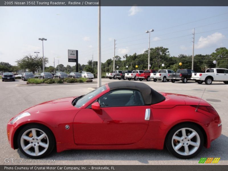 Redline / Charcoal 2005 Nissan 350Z Touring Roadster
