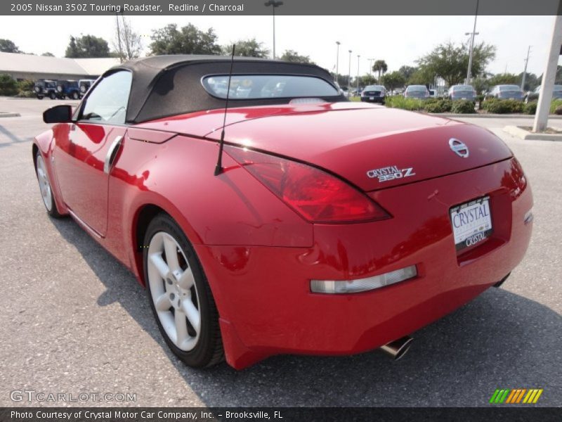 Redline / Charcoal 2005 Nissan 350Z Touring Roadster