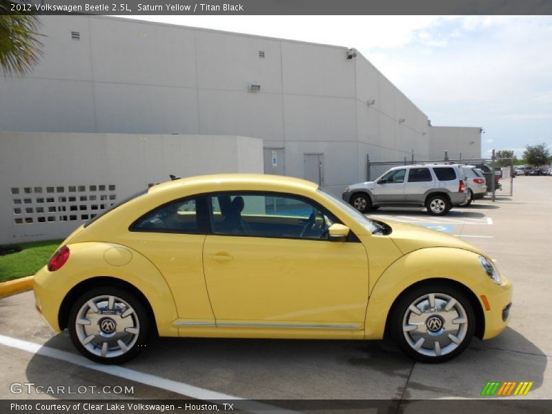  2012 Beetle 2.5L Saturn Yellow