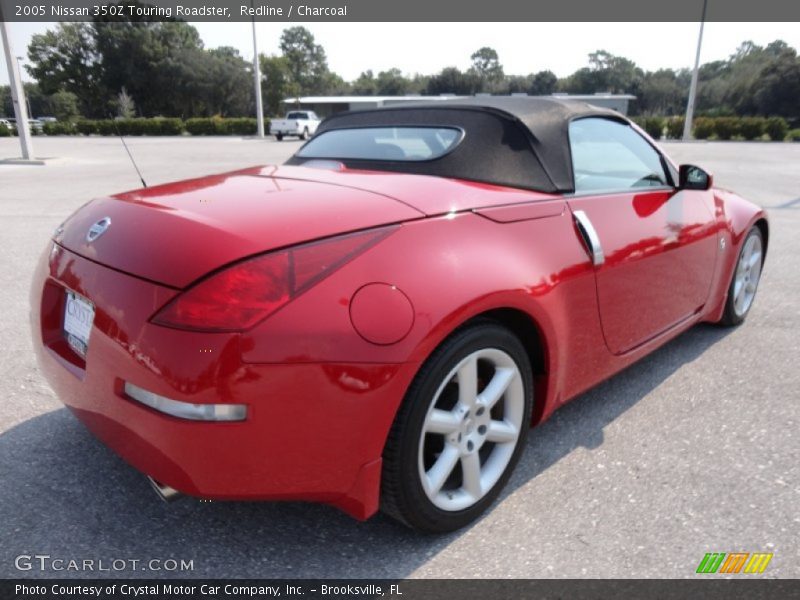 Redline / Charcoal 2005 Nissan 350Z Touring Roadster