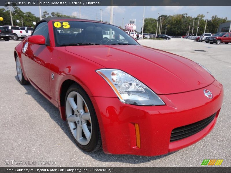 Redline / Charcoal 2005 Nissan 350Z Touring Roadster