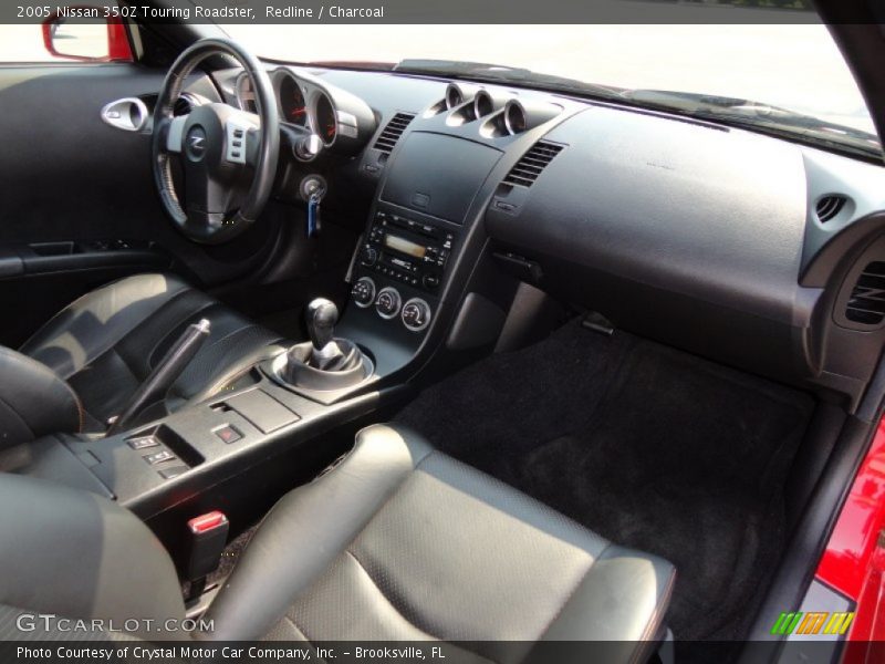 Redline / Charcoal 2005 Nissan 350Z Touring Roadster
